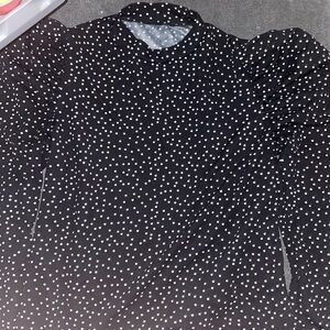 Ruffled sleeve blouse